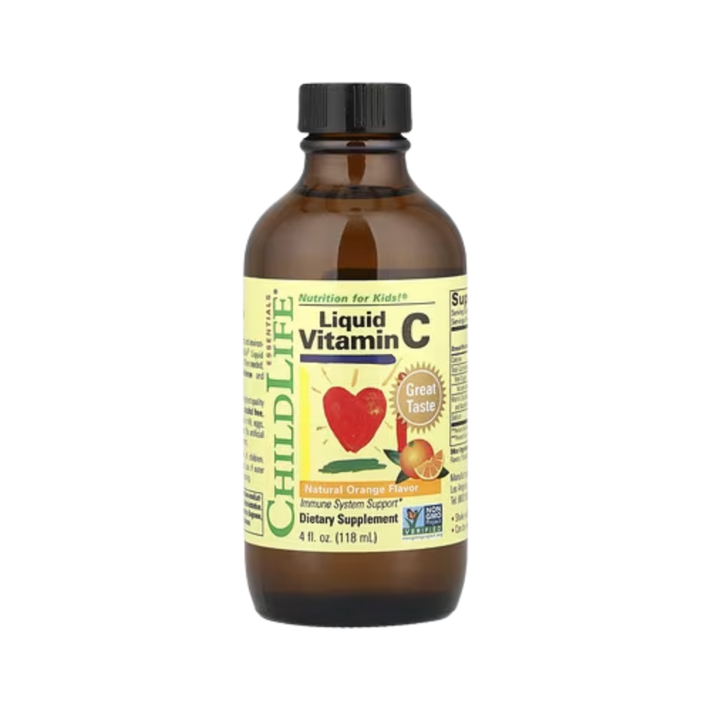 ChildLife Essentials, Liquid Vitamin C, Natural Orange, 4 fl oz (118 ml)
