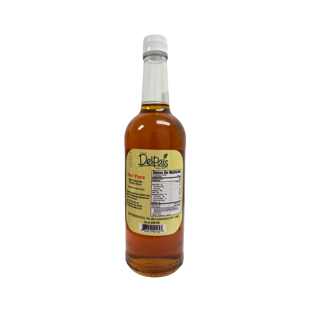 Del País, Honey 100% from Puerto Rico, 34oz (990 g)