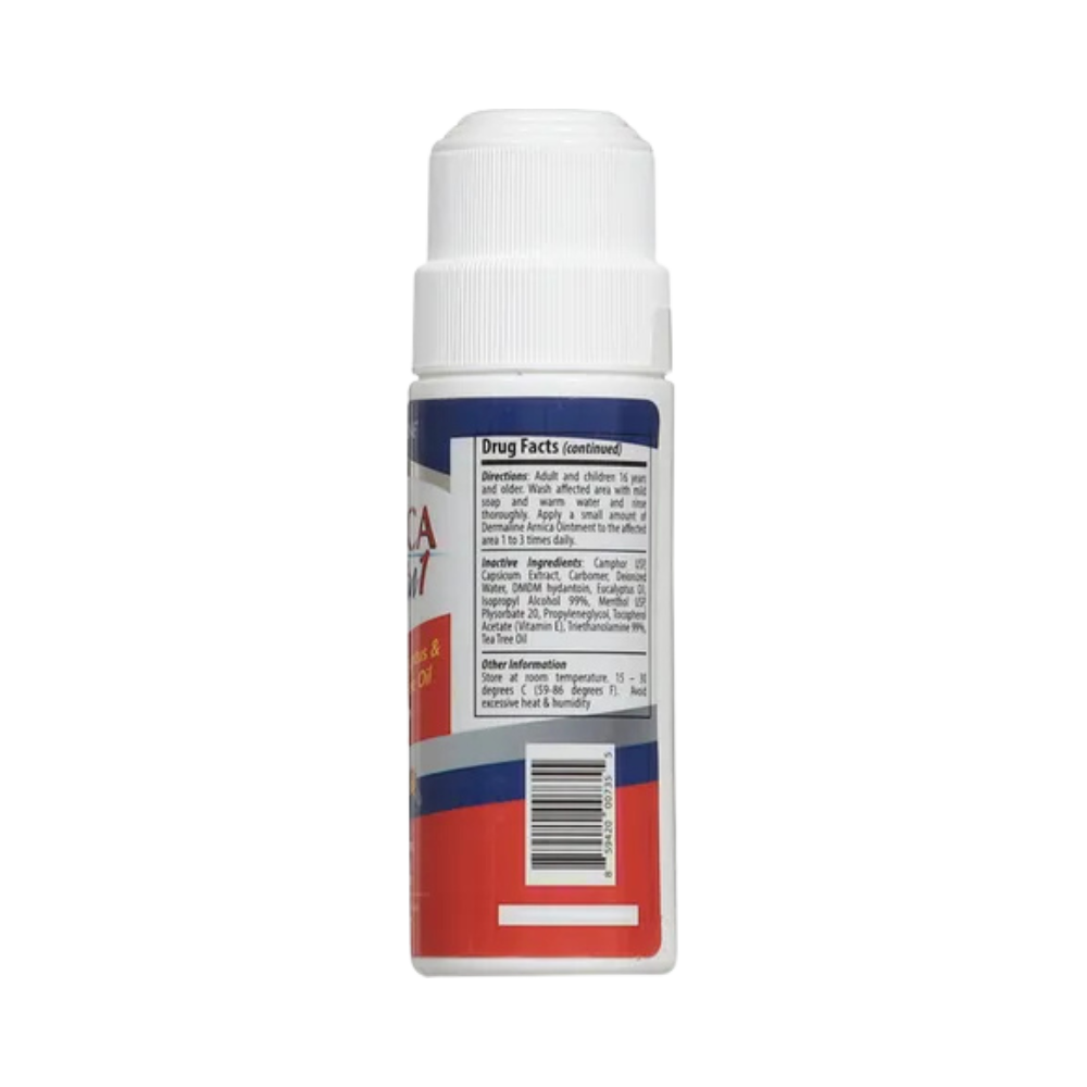 Dermaline, Arnica 3-1, Eucaliptus & Tea Tree, Roll on, 3oz (85.05g)
