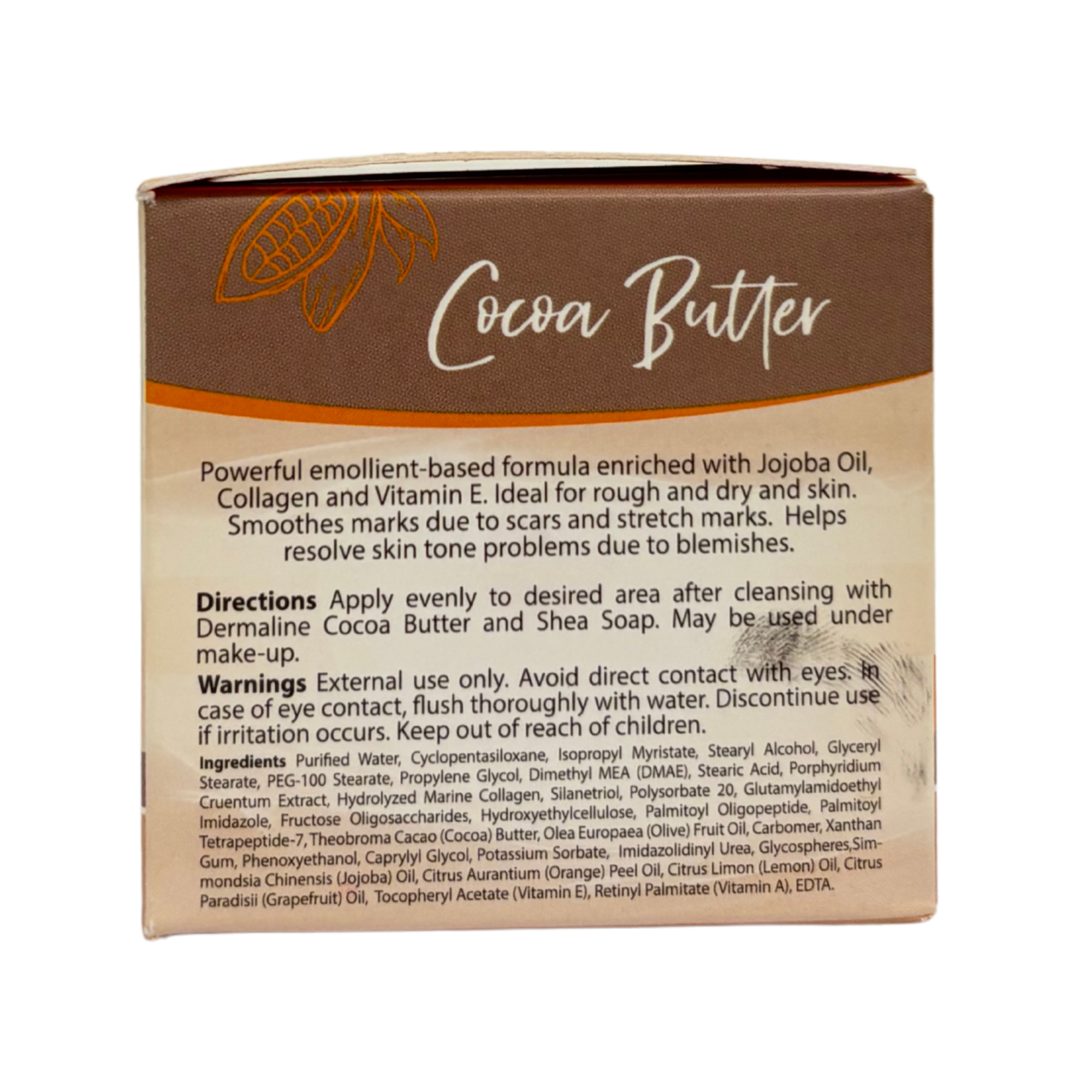 Dermaline, Cocoa Butter, 2oz
