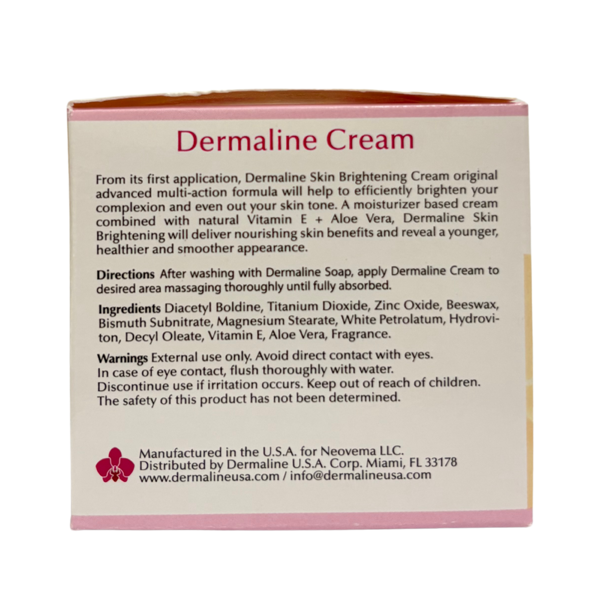 Dermaline, Skin Brightening Cream, (4 oz)