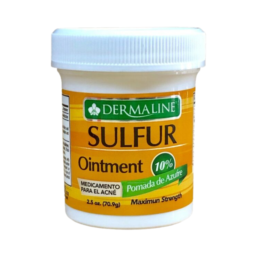Dermaline, Sulfur Ointment, 2.5 oz  (70.9g)