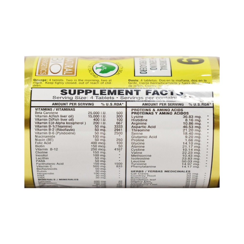 ELP ESSENTIAL, KH-9 Multivitamin Tablets,  90 Tablets