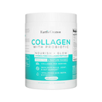 Earth Creation, Collagen With Probiotics, Powder, unflavored (227g)