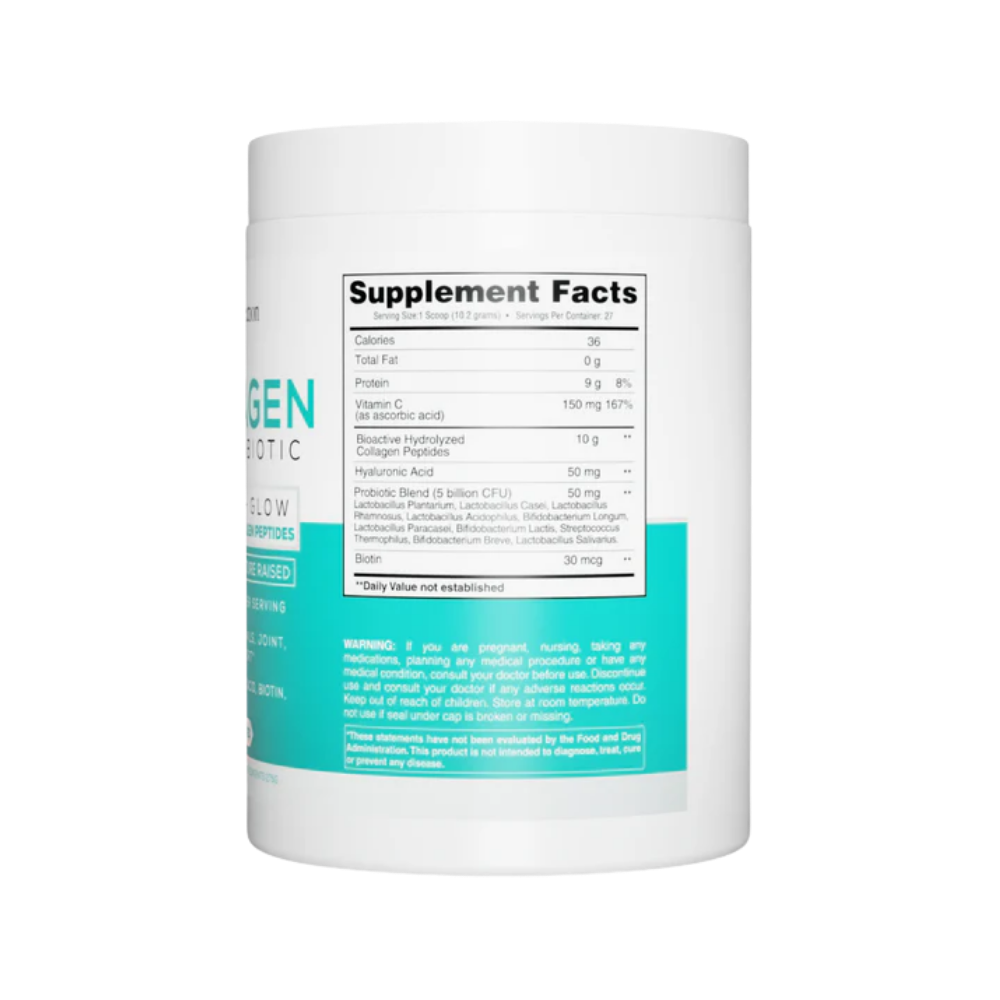 Earth Creation, Collagen With Probiotics, Powder, unflavored (227g)