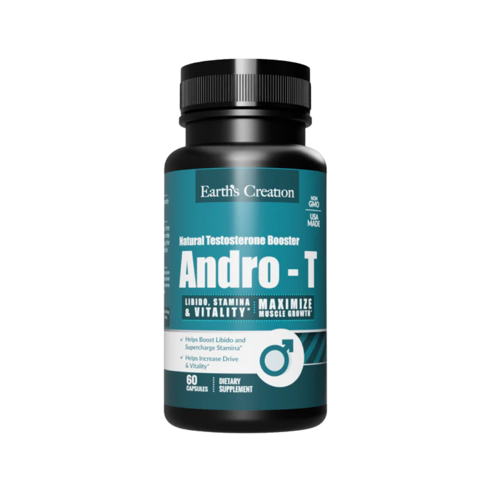 Earth's Creation, Andro-T, Natural Testosterone Booster, 60 Capsules