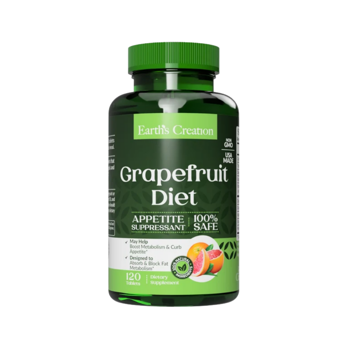 Earth’s Creation, GrapeFruit Diet, 120 tablets