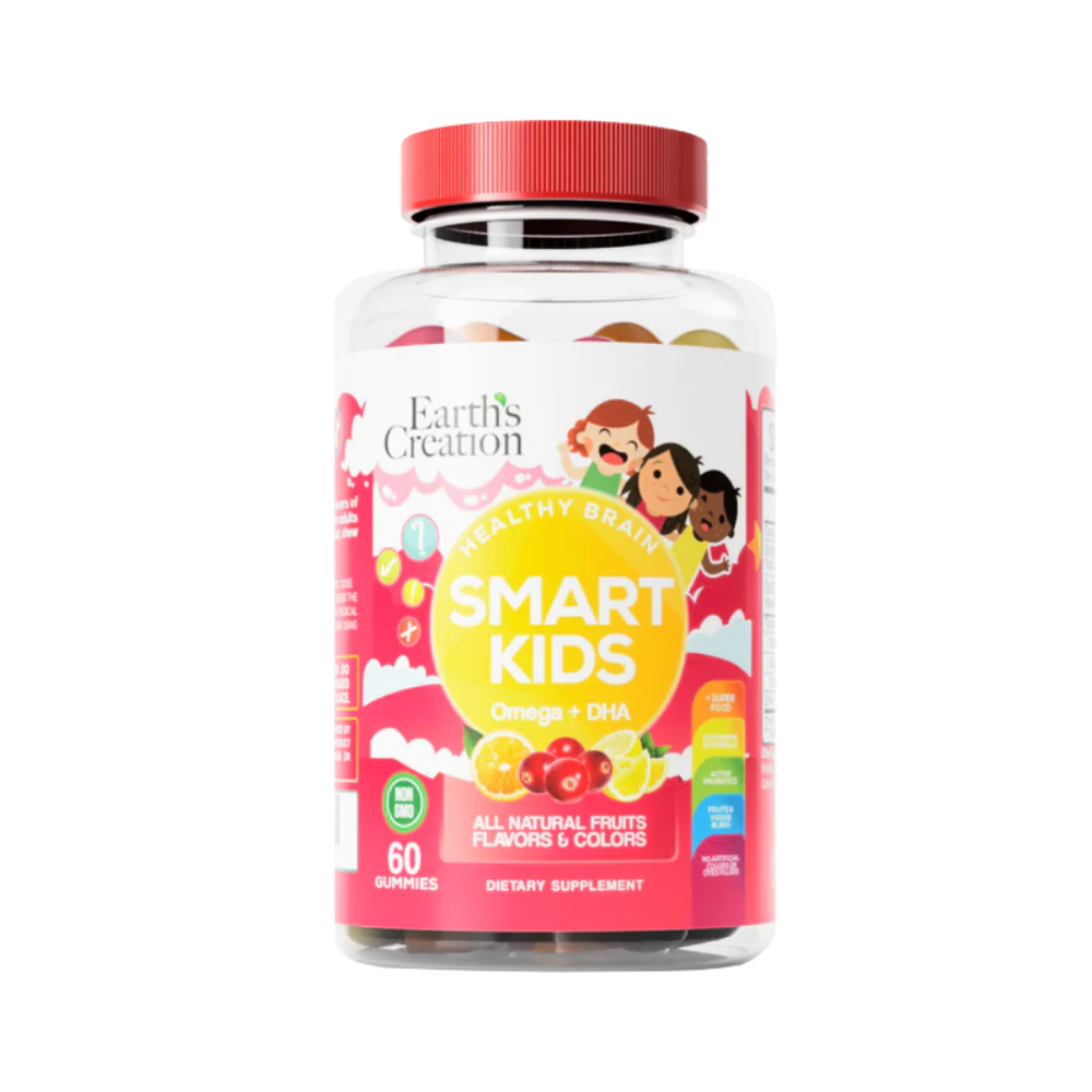 Earth's Creation, Smart Kids, Omega + DHA, 60 gummies