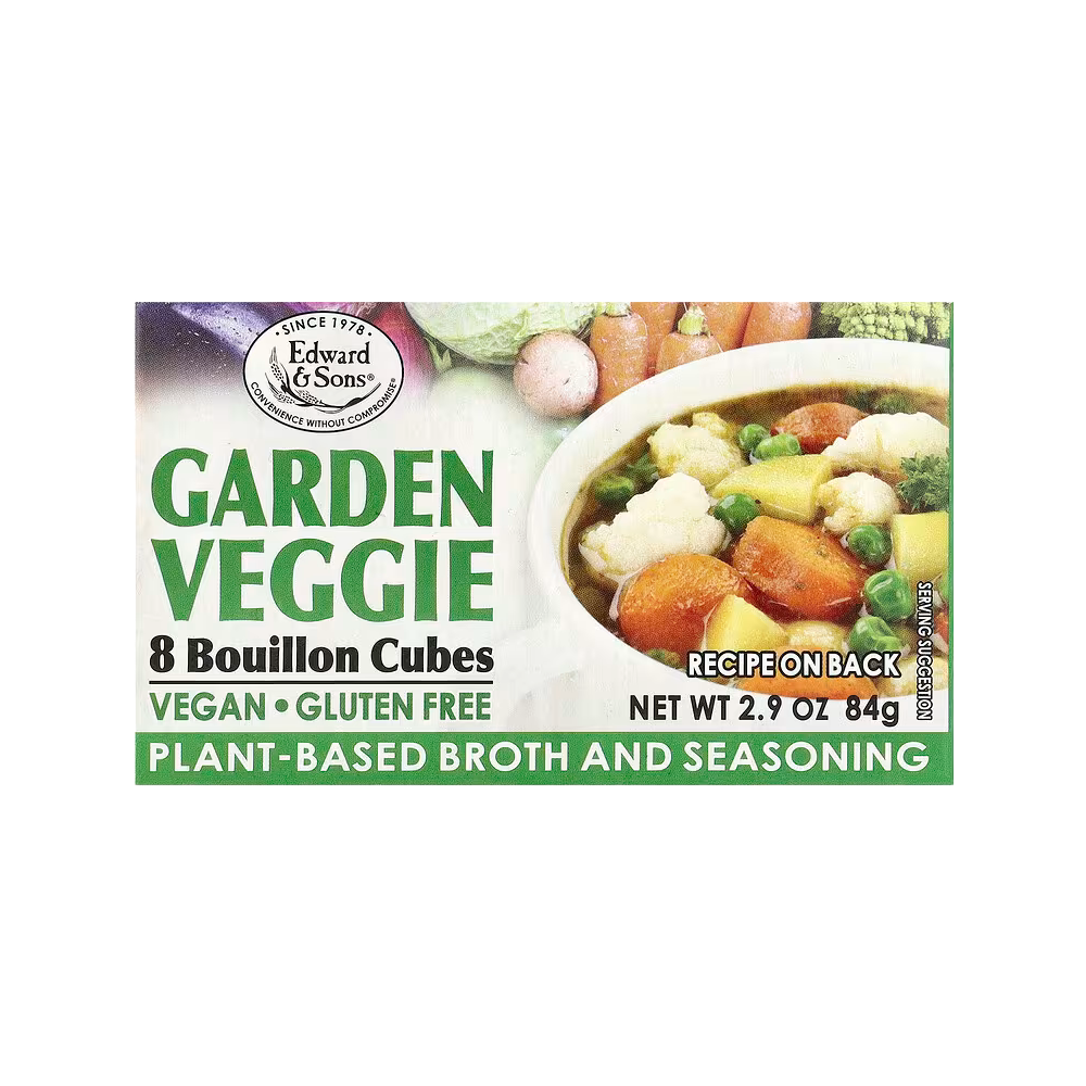 Edward & Sons, Garden Veggie, Bouillon Cubes, 8 Cubes, 2.2 oz (64 g)