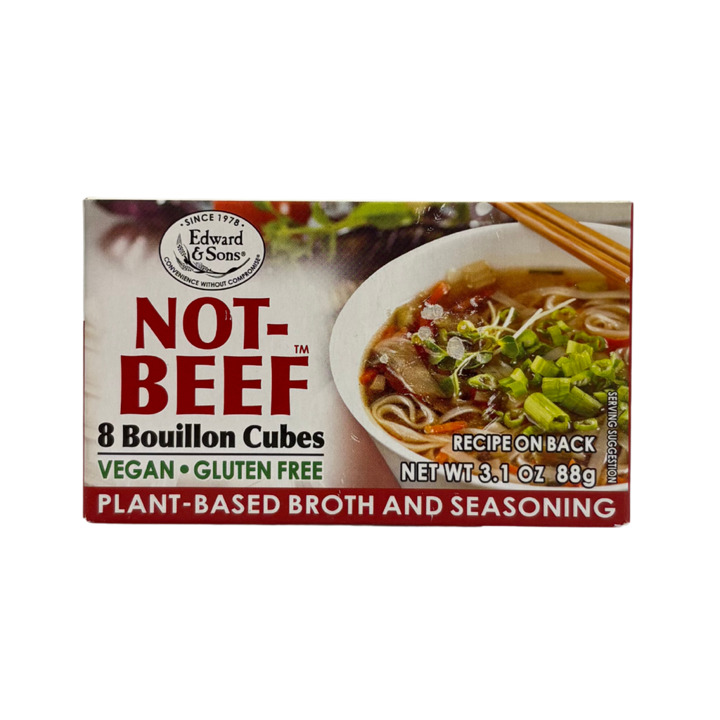 Edward & Sons, Not Beef, Bouillon Cubes, 8 Cubes, 3.1 oz (88g)