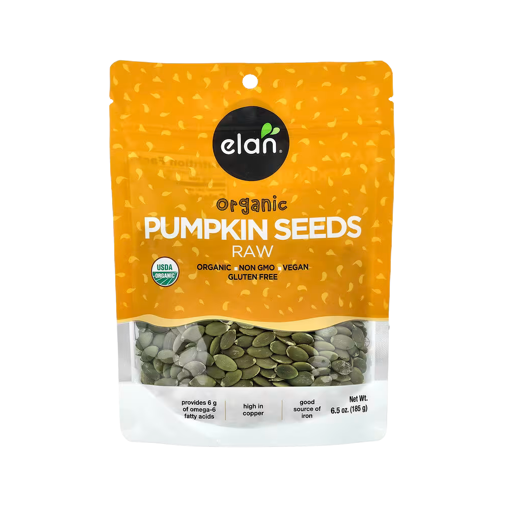 Elan, Organic Pumpkin Seeds, Raw , 6.5 oz (185 g)