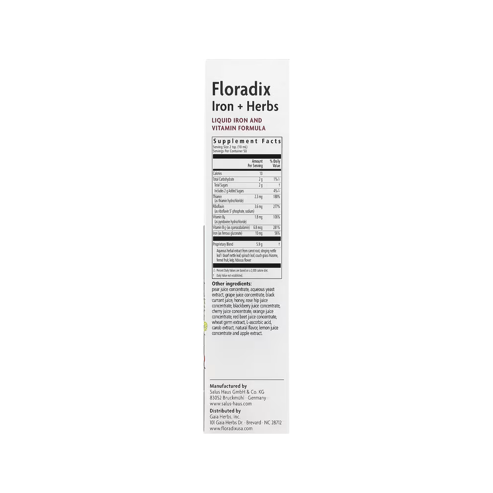 Floradix, Iron + Herbs, 16.9 fl oz (500ml)