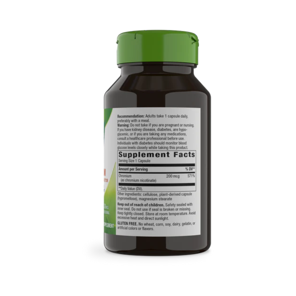 Nature's Way, GTF Chromium (200mg per serving), 100 vegan capsules