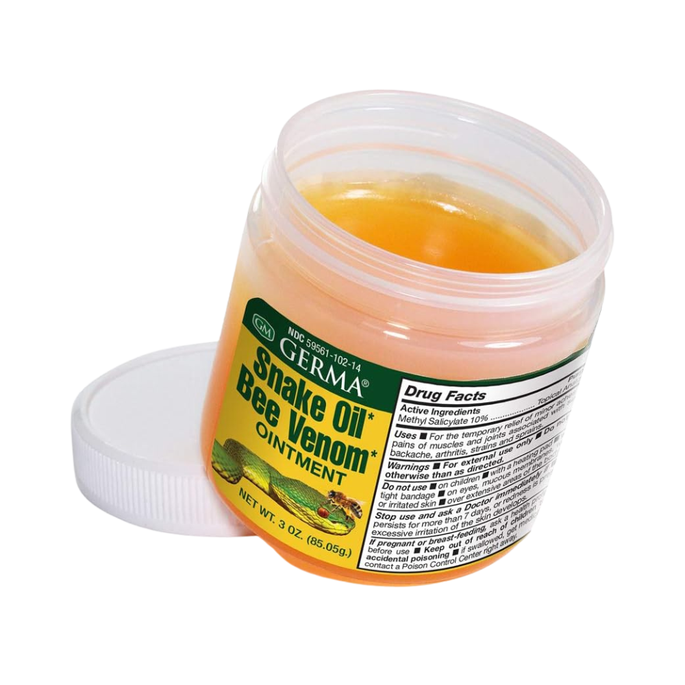 Germa Snake Oil and Bee Venom, Analgesic Ointment, 3oz