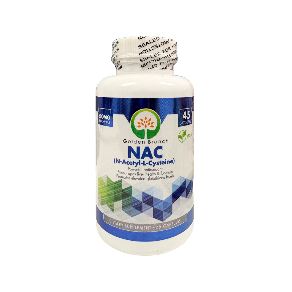 Golden Branch, NAC ( N-Acetyl - L-Cysteine), 45 Capsules