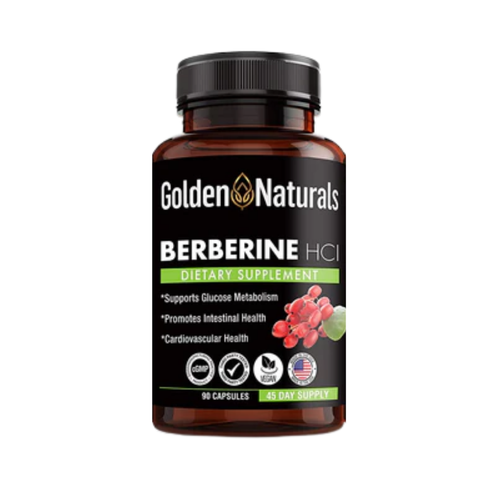 Golden Naturals, BerberineHC, 90 Capsules