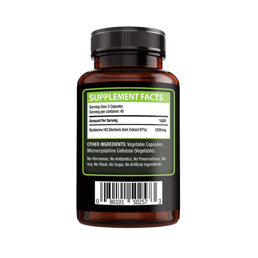 Golden Naturals, BerberineHC, 90 Capsules