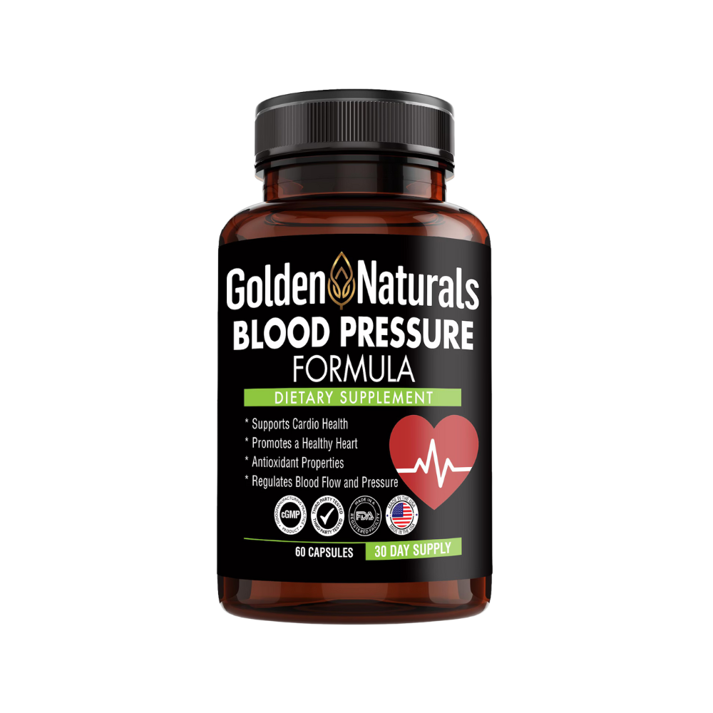 Golden Naturals, Blood Pressure Formula, 60 capsules