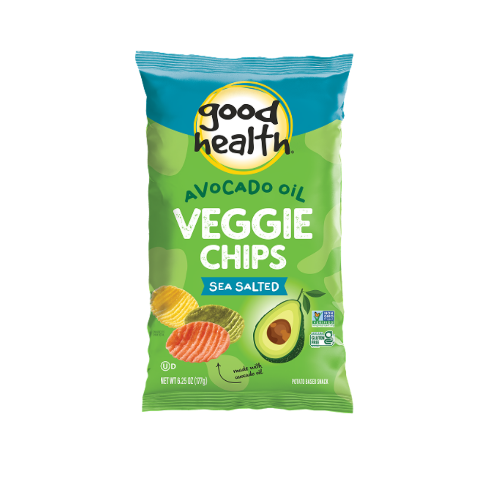 Good health, Avocado oil, Veggie Chips, Sea Salt, 6.25 oz