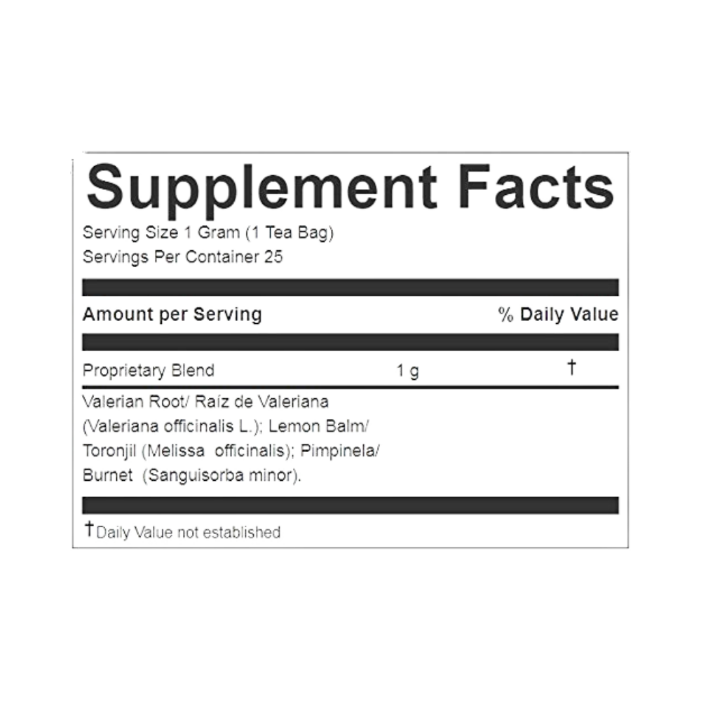 Hanan Peruvian Secrets, Nerviosan Calming Blend, 25 Tea Bags