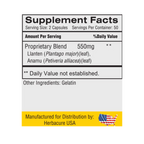 Herbacure, Anamu Llanten, 100 capsules