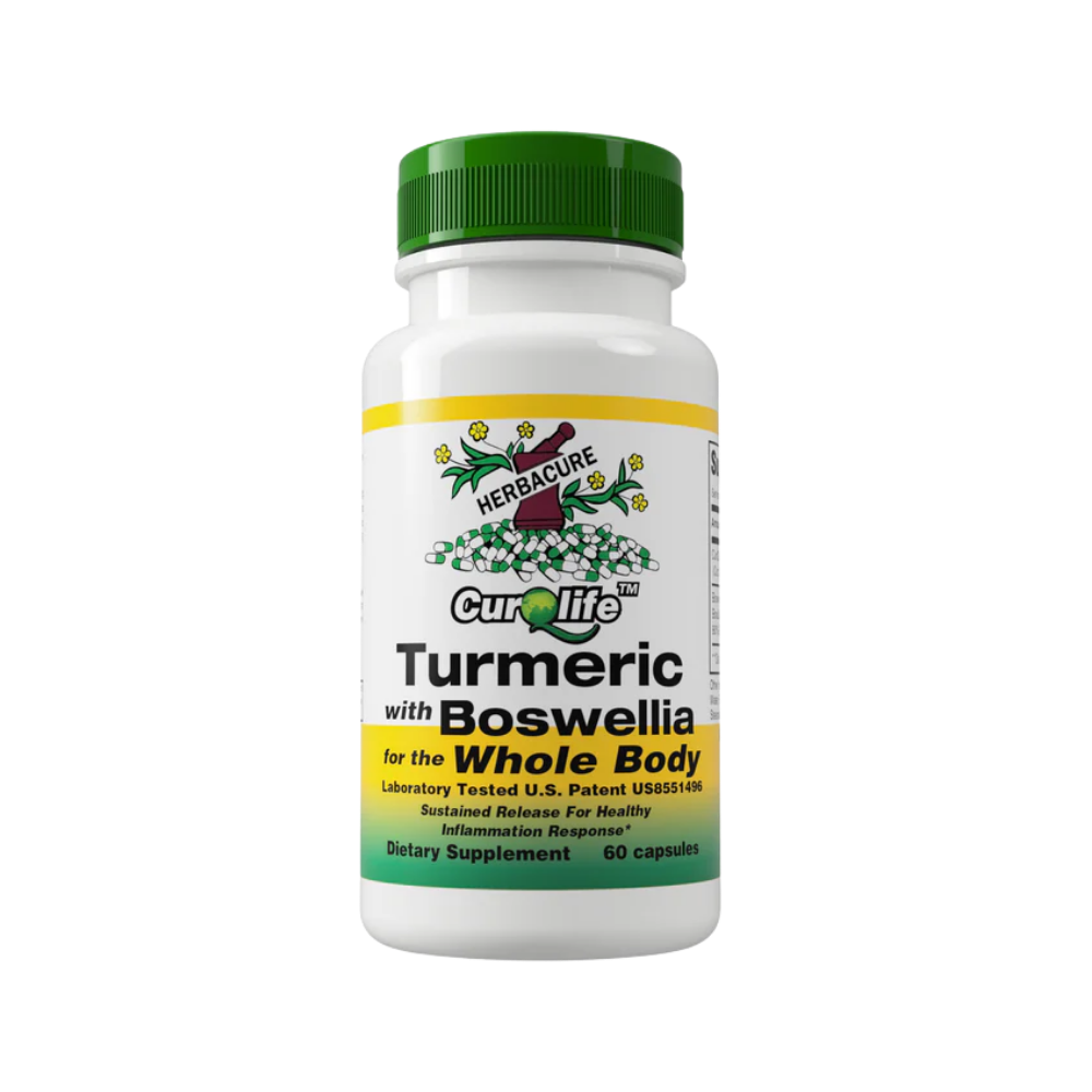 Herbacure, Turmeric with Boswellia, 60 capsules