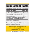 Herbacure, Turmeric with Boswellia, 60 capsules