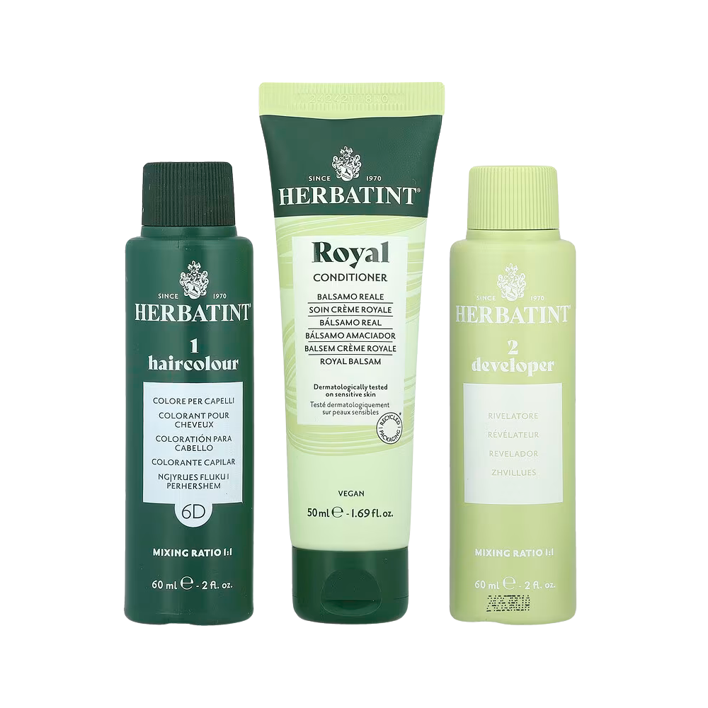 Herbatint, Permanent Haircolor Gel, 6D Dark Golden Blonde, 5.75 fl oz (170 ml)