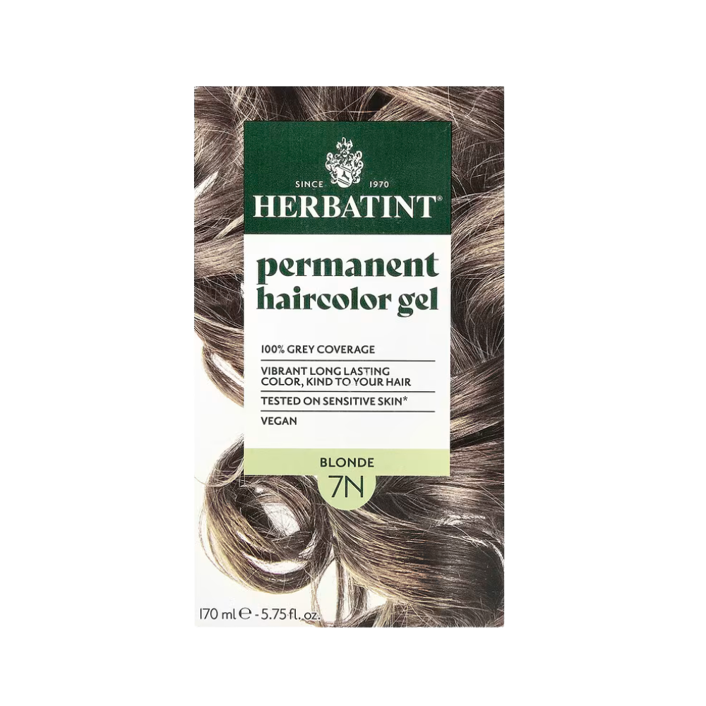 Herbatint, Permanent Haircolor Gel, 7N Blonde, 5.75 fl oz (170 ml)