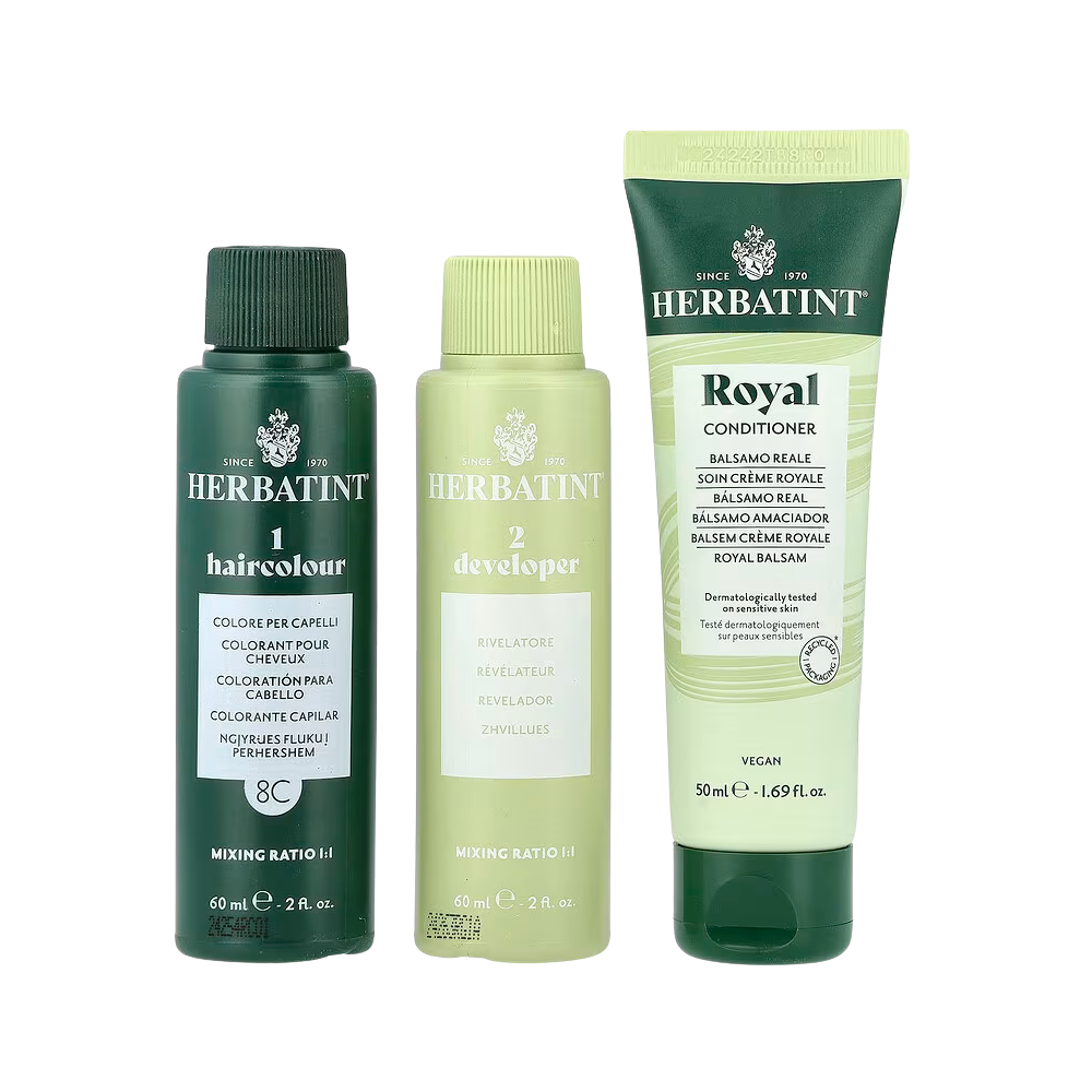 Herbatint, Permanent Haircolor Gel, 8C Light Ash Blonde, 5.75 fl oz (170 ml)