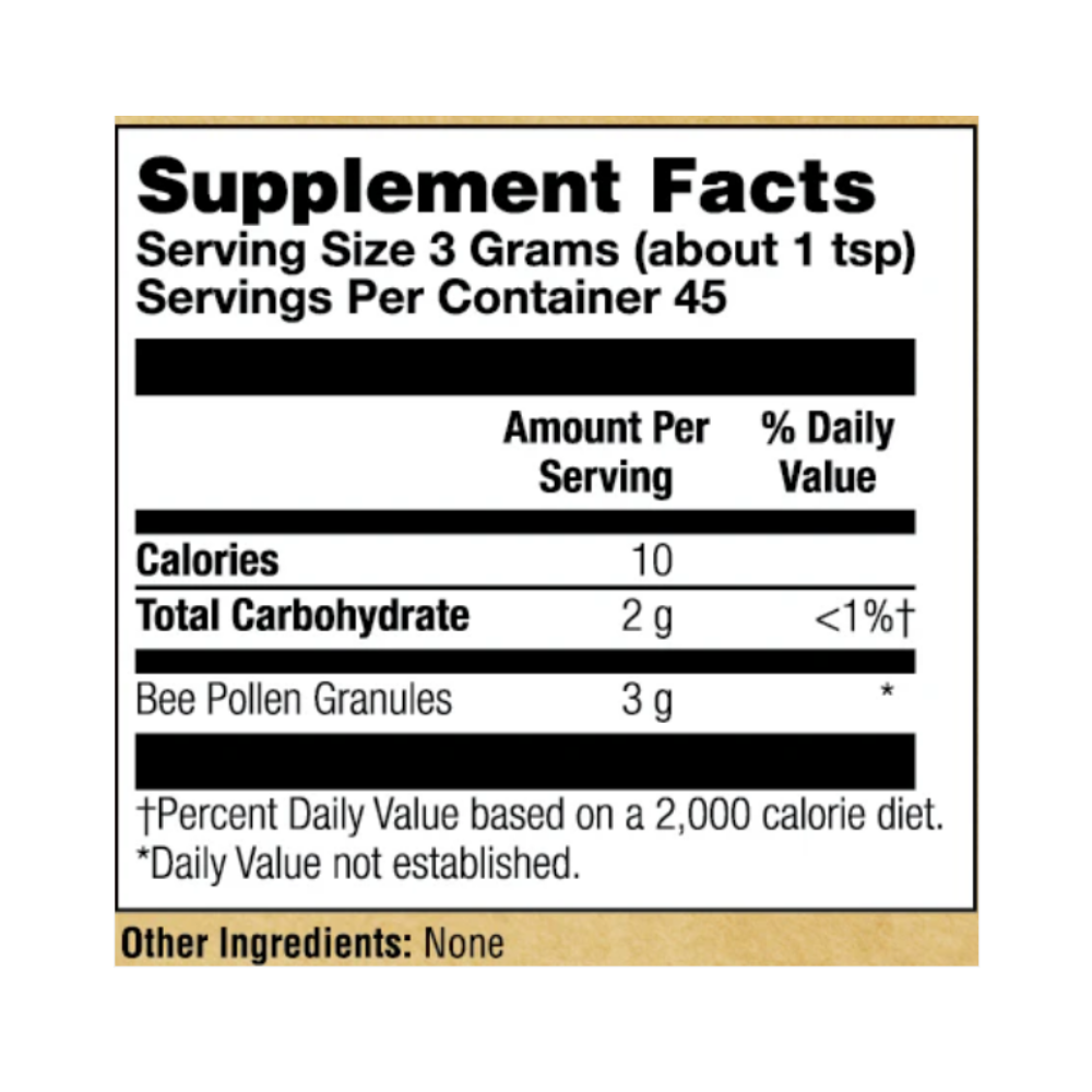 Honey Gardens, Superfood Bee Pollen Granules, 4.75 oz (135 g)