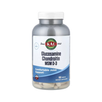 KAL, Glocosamine Chondroitin MSM D-3, 120 Tablets