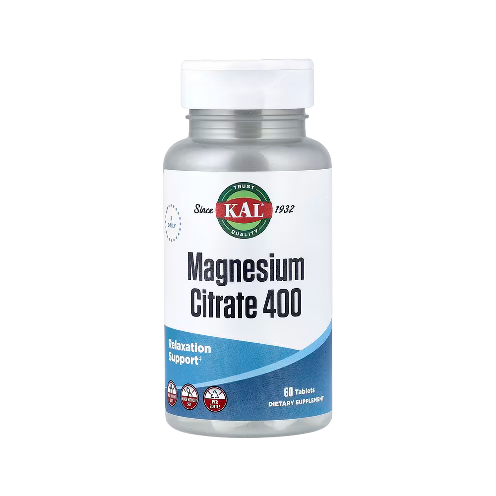 KAL, Magnesium Citrate, 60 tablets