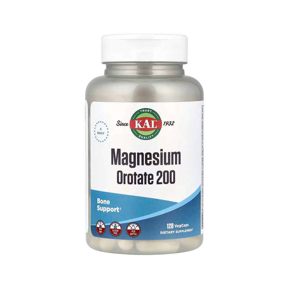 KAL, Magnesium Orotate, 120 Vegan Capsules