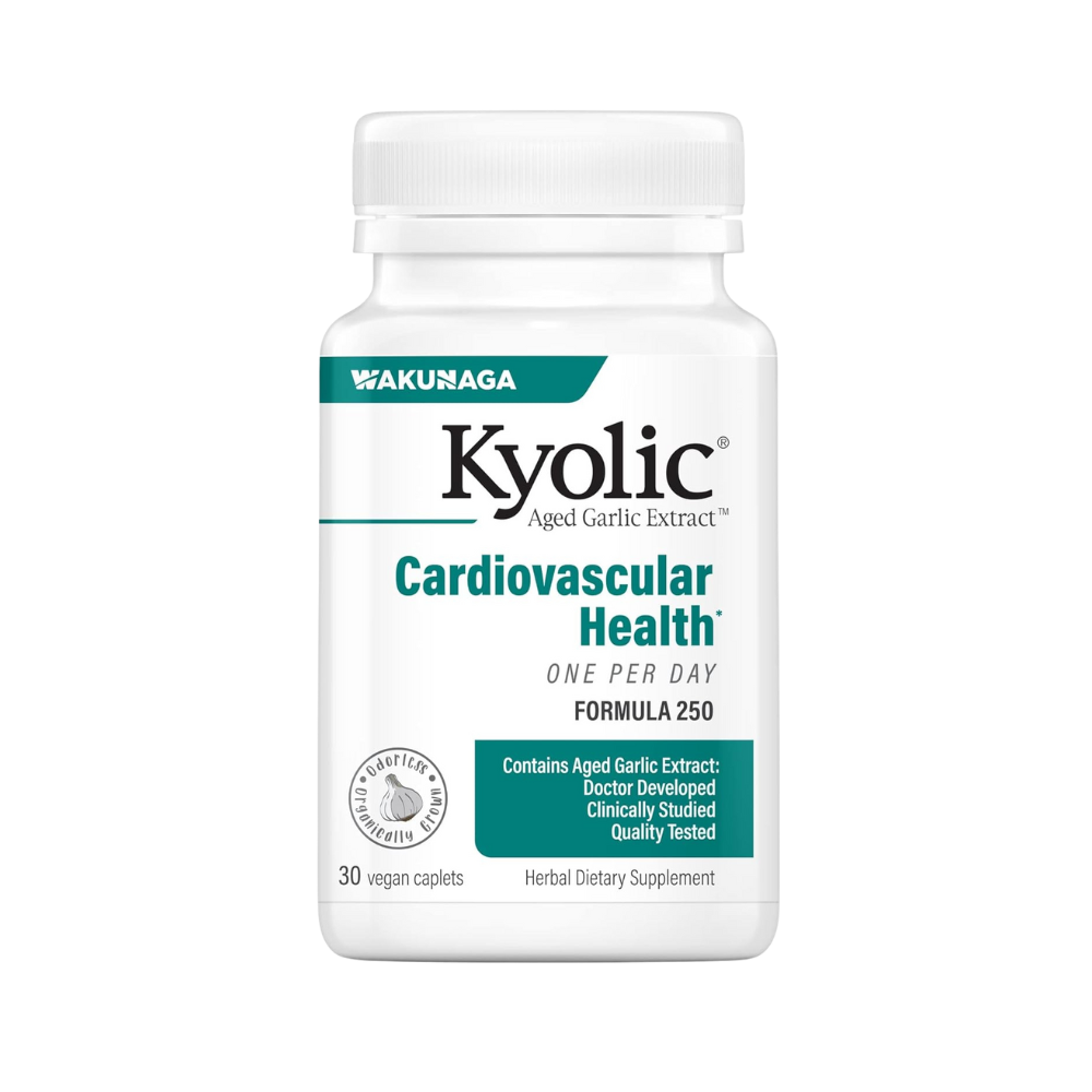 Kyolic Aged Garlic Extract,  Cardiovascular Health, Formula 250, 30 Caplets
