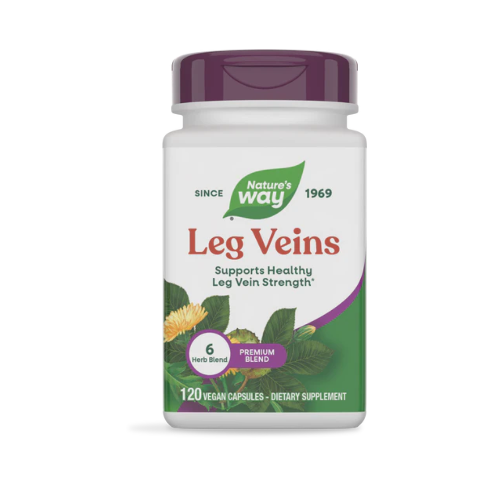 Nature's Way, Leg Veins, Premium Blend, 120 Vegan Capsules