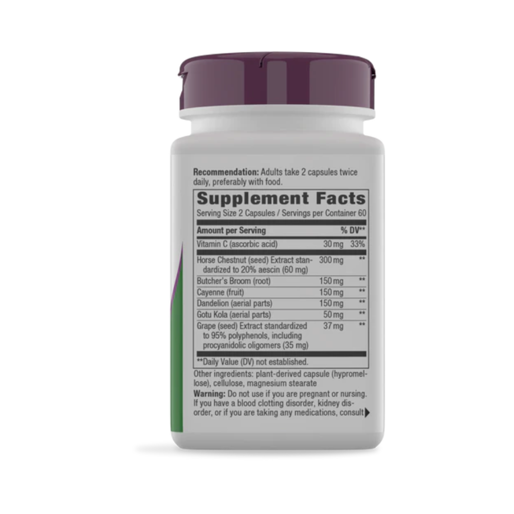 Nature's Way, Leg Veins, Premium Blend, 120 Vegan Capsules