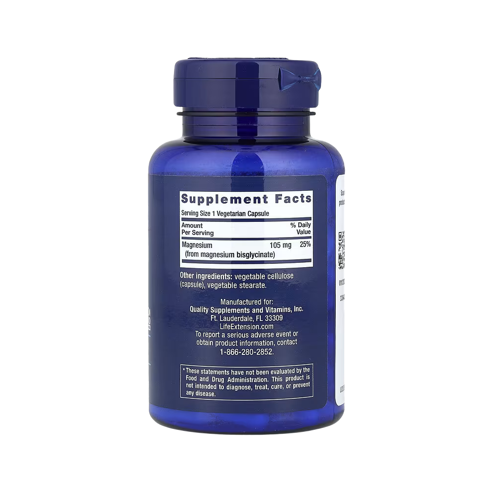 Life Extension, Magnesium Glycinate, 90 Vegetarian Capsules