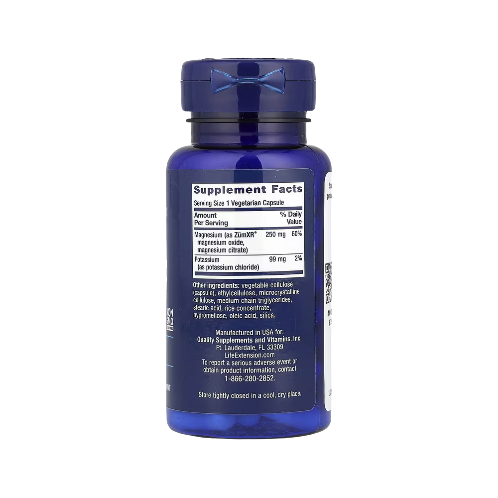 Life Extension, Potassium with Extend-Release Magnesium, 60 Vegetarian Capsules
