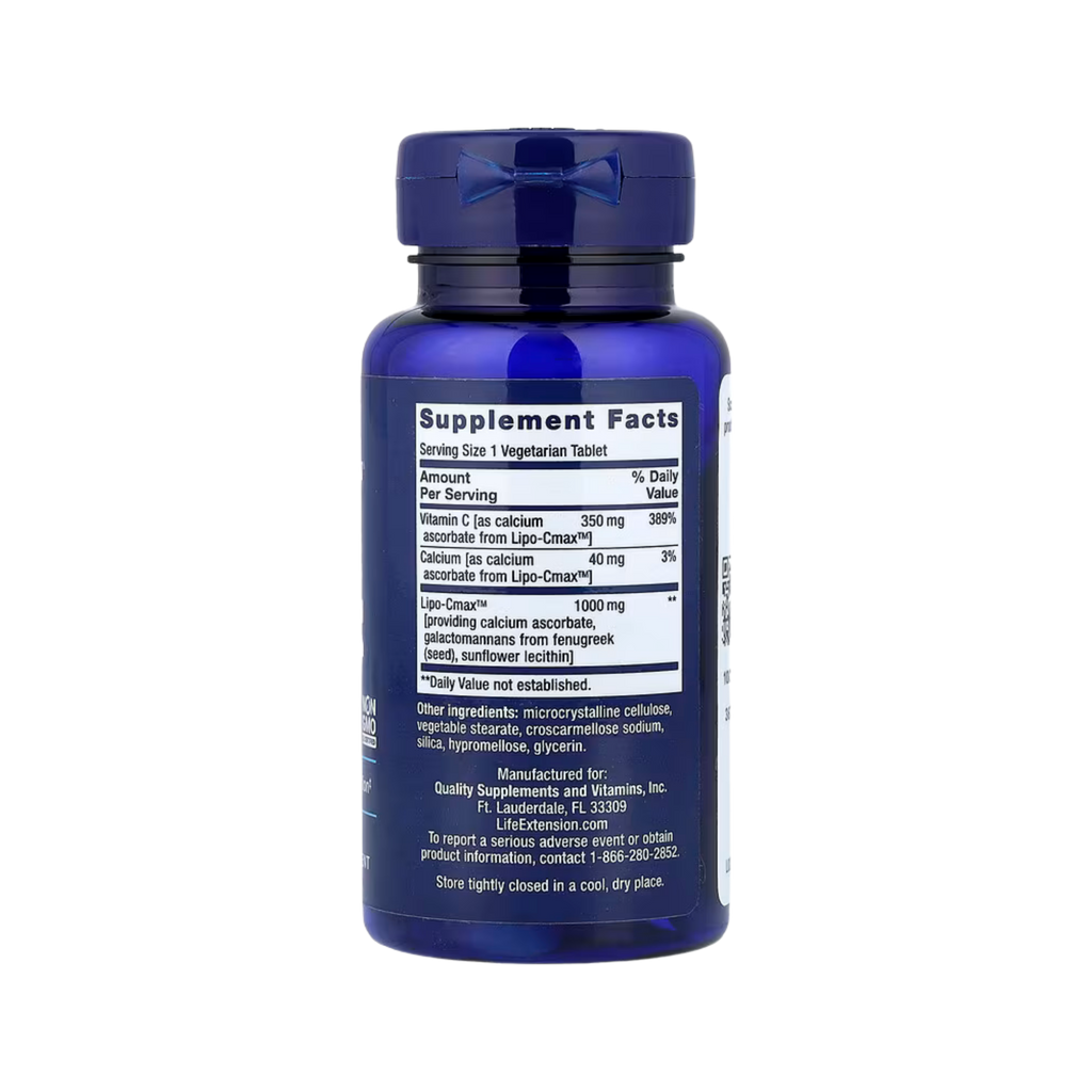 Life Extension, Vitamin C, 24- hour liposomal, hydrogel formula, 60 vegetarian tablets