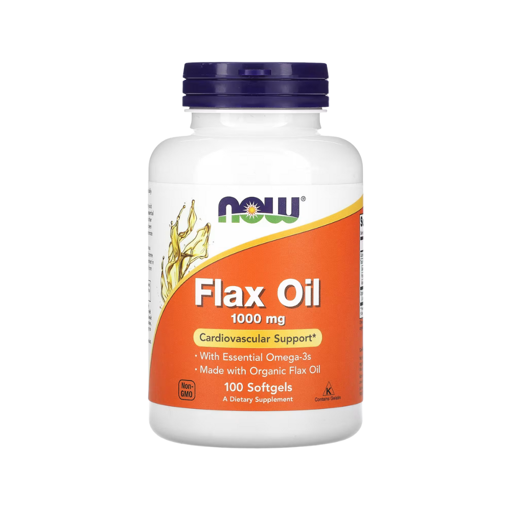 NOW Foods, Flax Oil (1,000mg per softgel), 100 Softgels