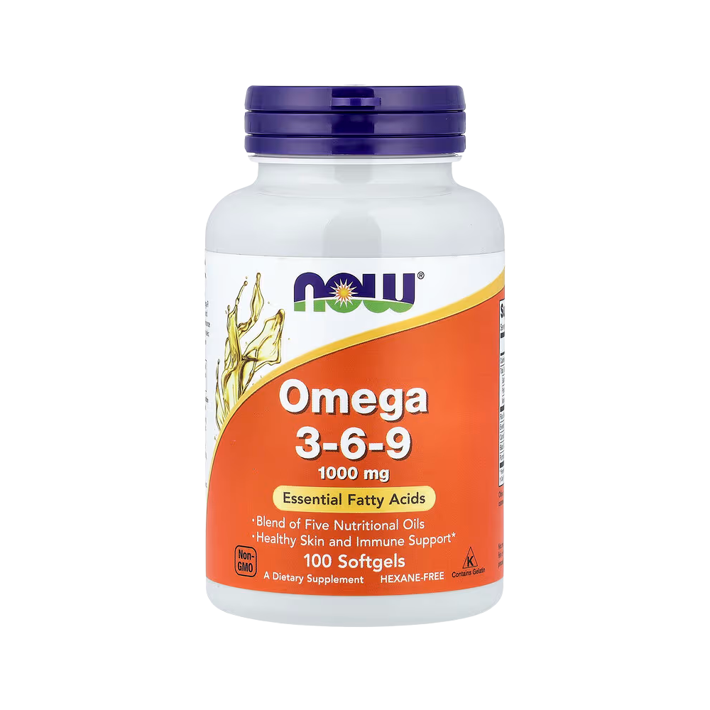 NOW Foods, Omega 3-6-9, 100 Softgel