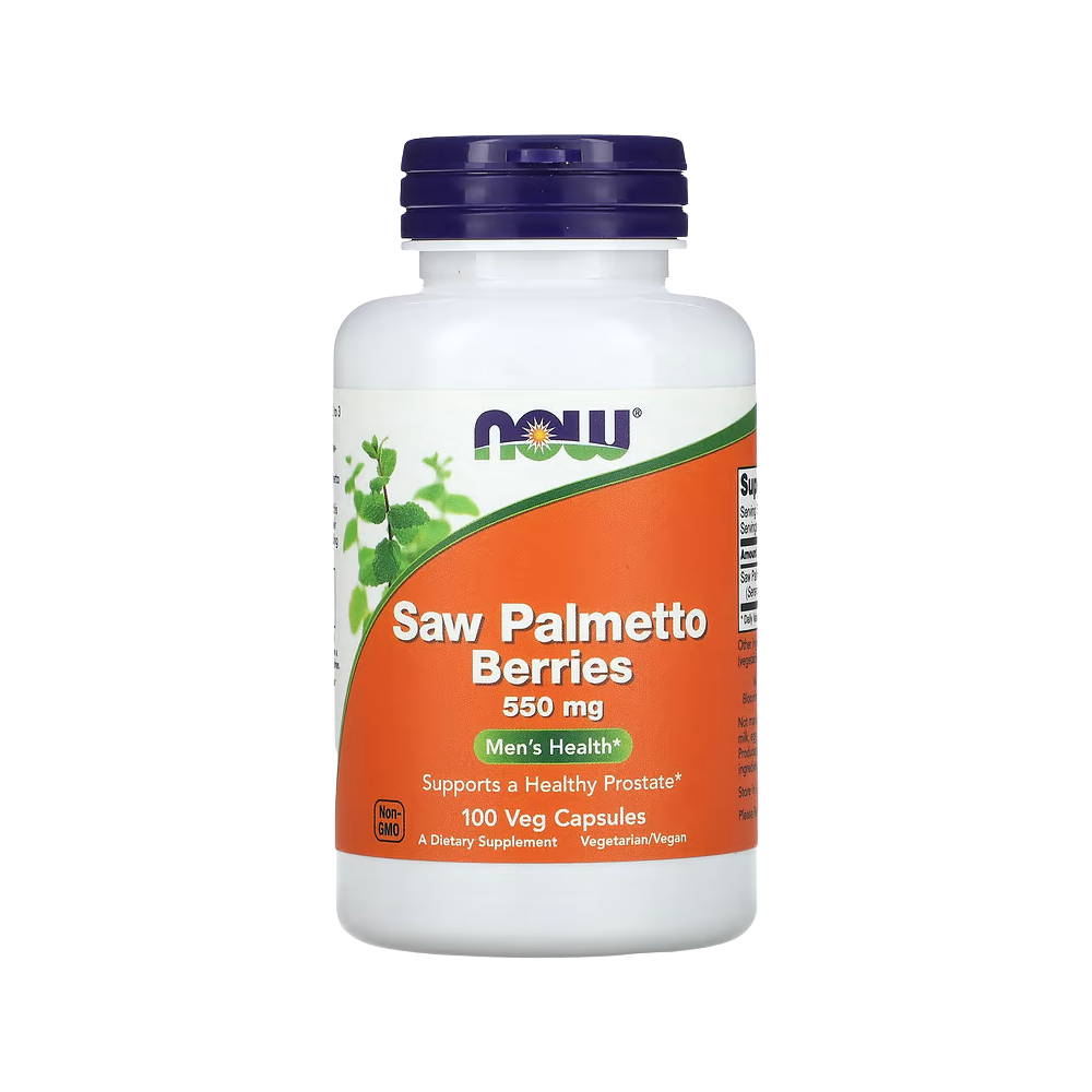 NOW Foods, Saw Palmetto Berries, Men's Health, 550 mg, 100 Veg Capsules