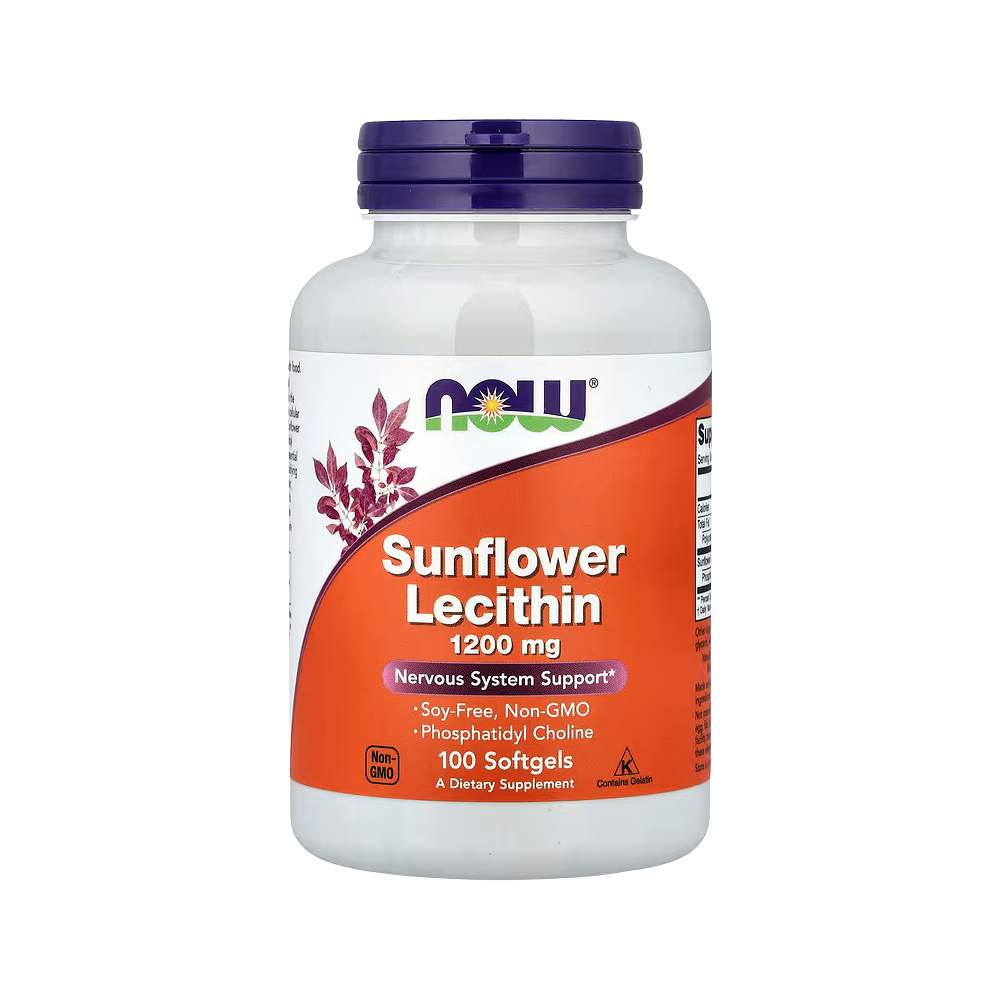 NOW Foods, Sunflower Lecithin, 1,200 mg, 100 Softgels