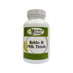 Natural Living, Boldo & Milk Thistle, 90 capsules