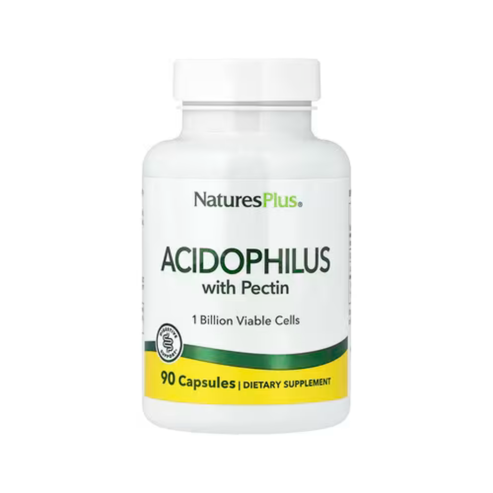 NaturesPlus, Acidophilus with Pectin, 90 cap
