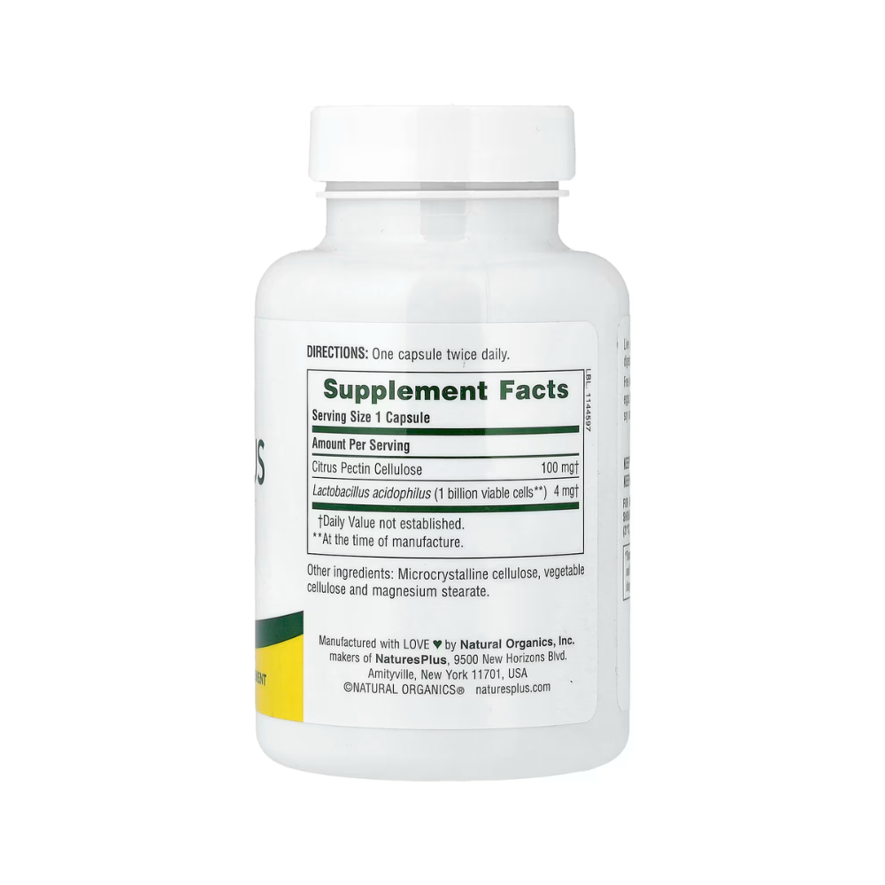 NaturesPlus, Acidophilus with Pectin, 90 cap