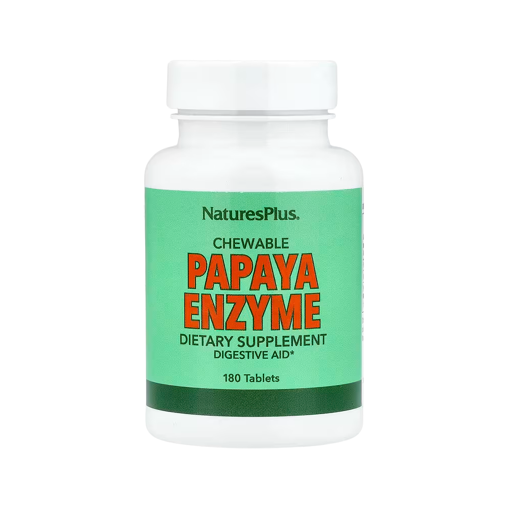 NaturesPlus, Chewable Papaya Enzyme, 180 Tablets
