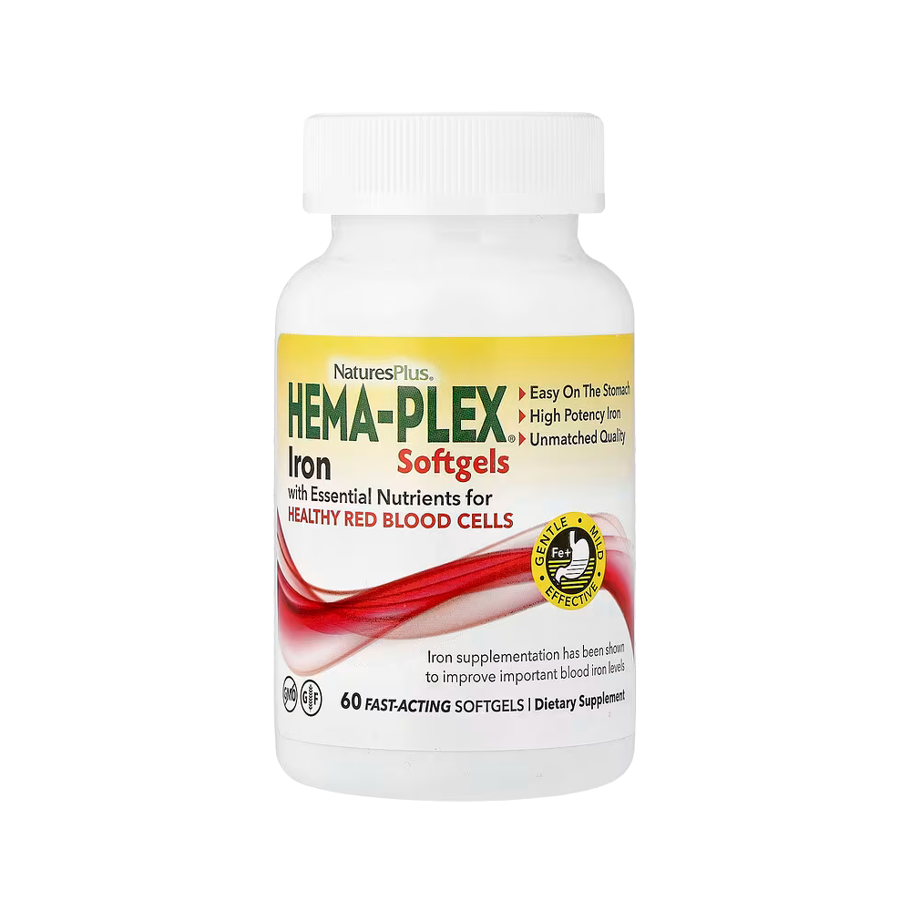 NaturesPlus, Hema-Plex, 60 Fast-Acting Softgels