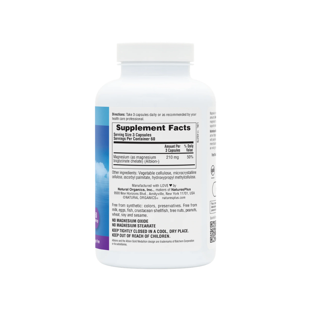 NaturesPlus, KalmAssure, Magnesium Bisglycinate, 180 Capsules
